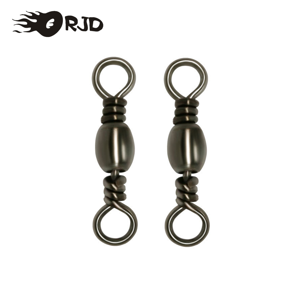 Fishing Hook Stainless Steel - Orjd 20-50 pçs barril gira pesca
