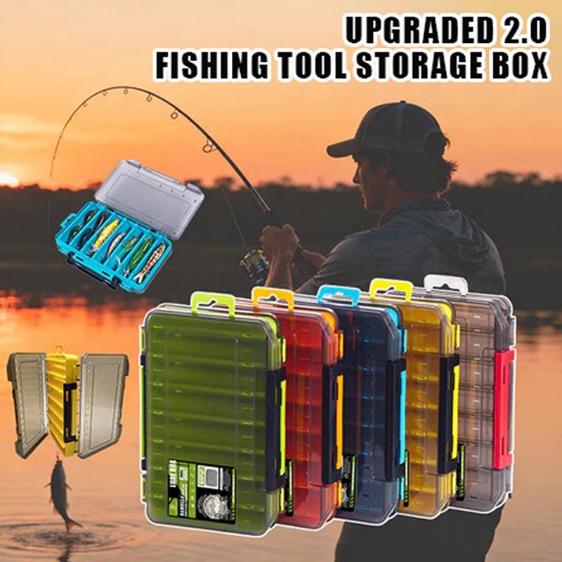 Fishing Hook Box - Caixa de Pesca Compacta de Dupla