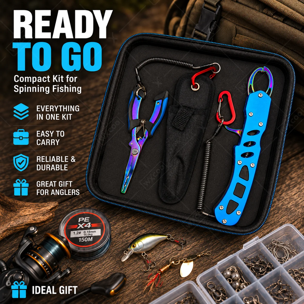 Alicate de pesca para água sal - Fishing Hook Sharpener avaliação e preço