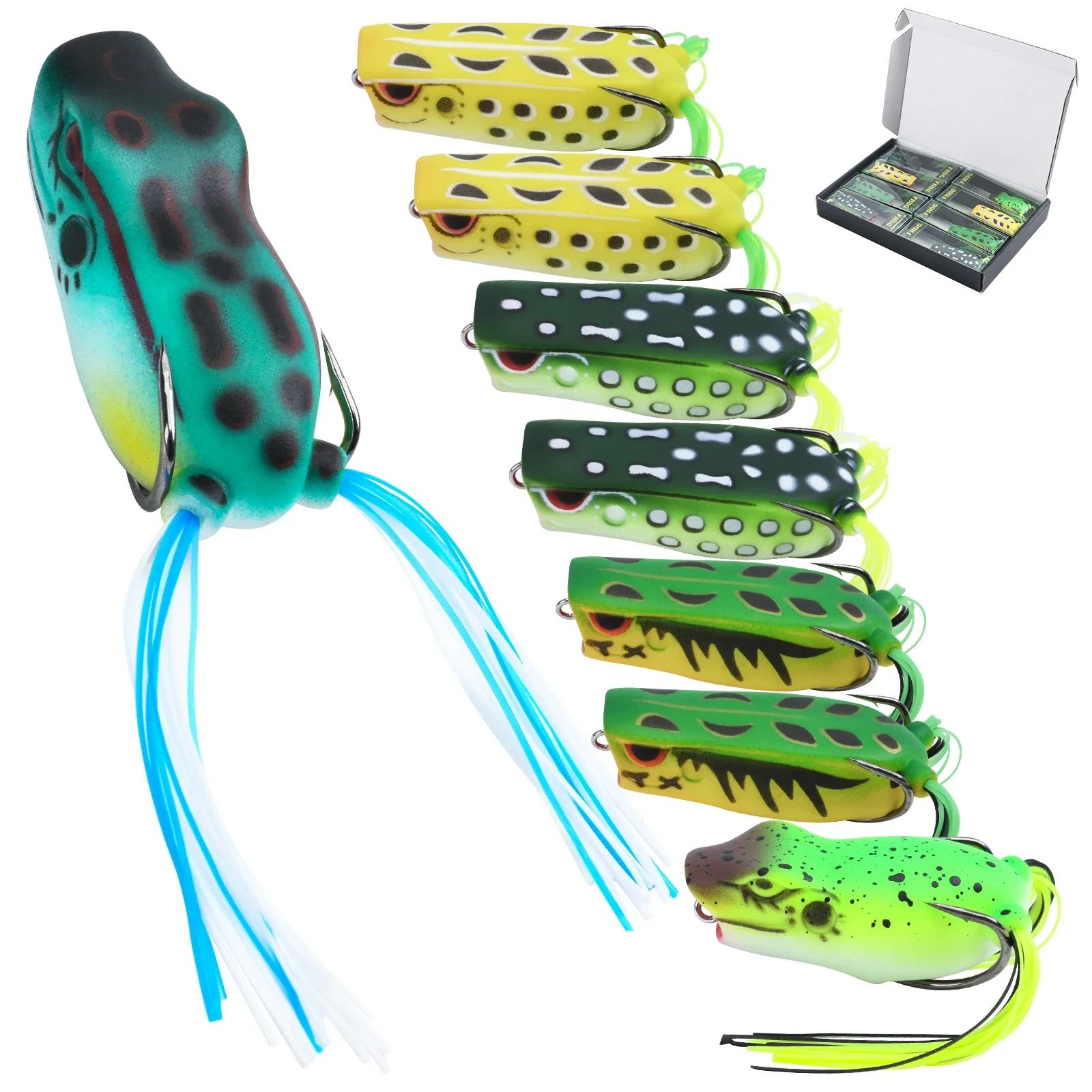 Isca de pesca em forma de sapo - Fishing Hook Weedless avaliação e preço