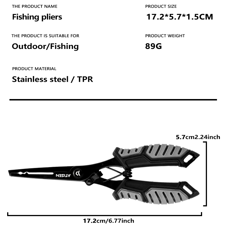 Pinças de pesca de aço inoxidá - Fishing Hook Sharpener avaliação e preço