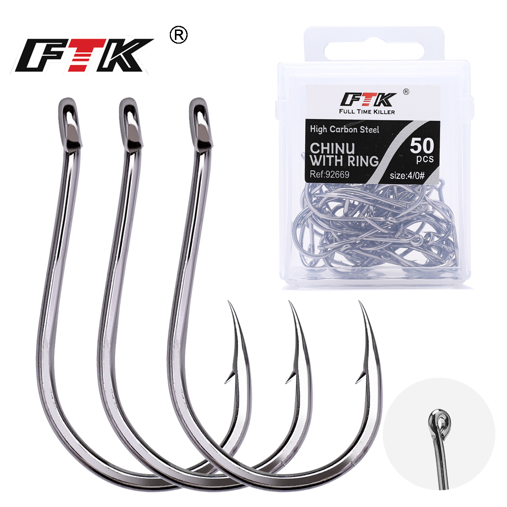Anzol FTK CHINU com Anel e Bar - Fishing Hook Circle avaliação e preço