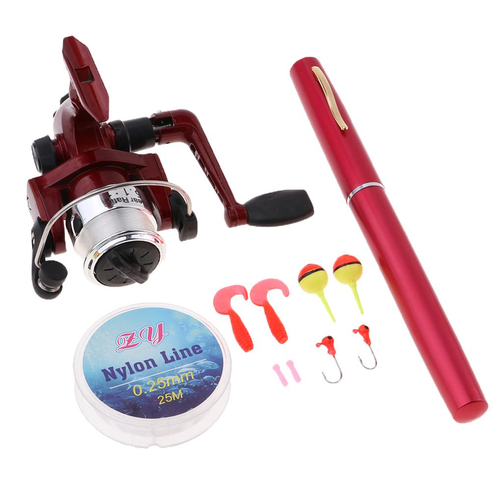 Mini Vara de Pesca Portátil de - Fishing Hook Jig avaliação e preço