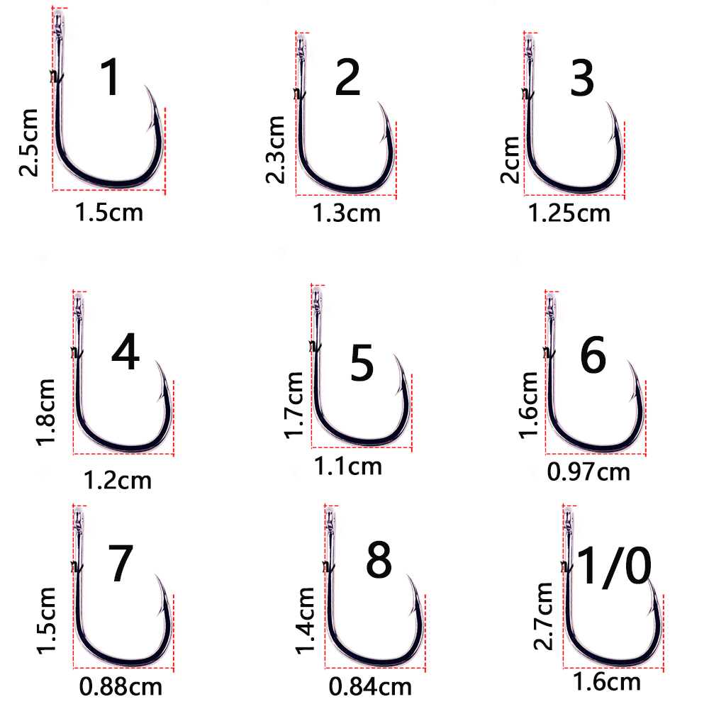 20 unidades/lote Iseama 1/0 #  - Fishing Hook Circle avaliação e preço